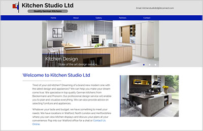 Kitchen Studio Ltd Website Design