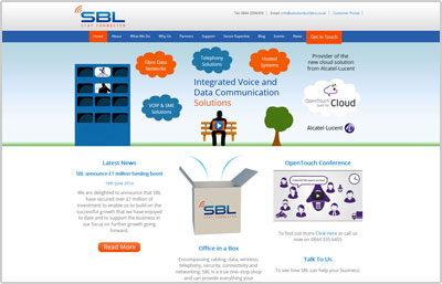 SBL Website Design